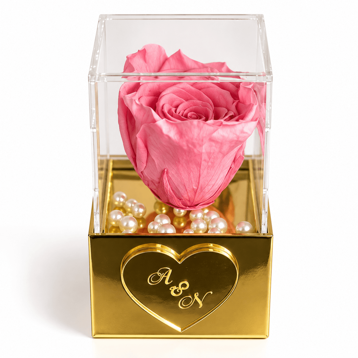 Προσωποποιημένο Forever Rose Καρδιά